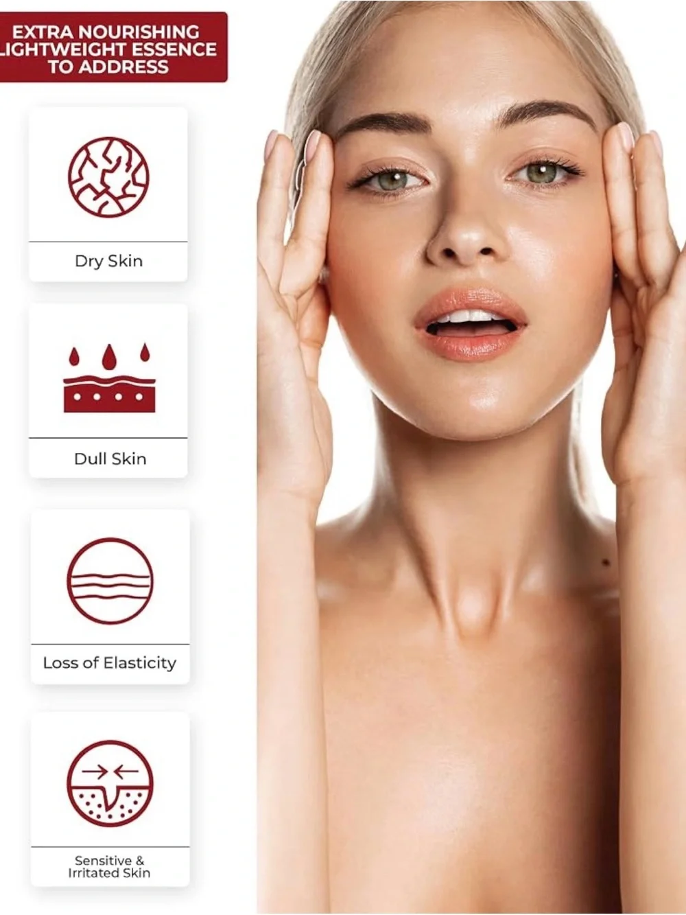 Madeca Toning Essence Treatment - White with Red Accent